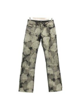 Dolce & Gabbana D&G Denim Pants Jeans Low Rise All Over Print Gray 26